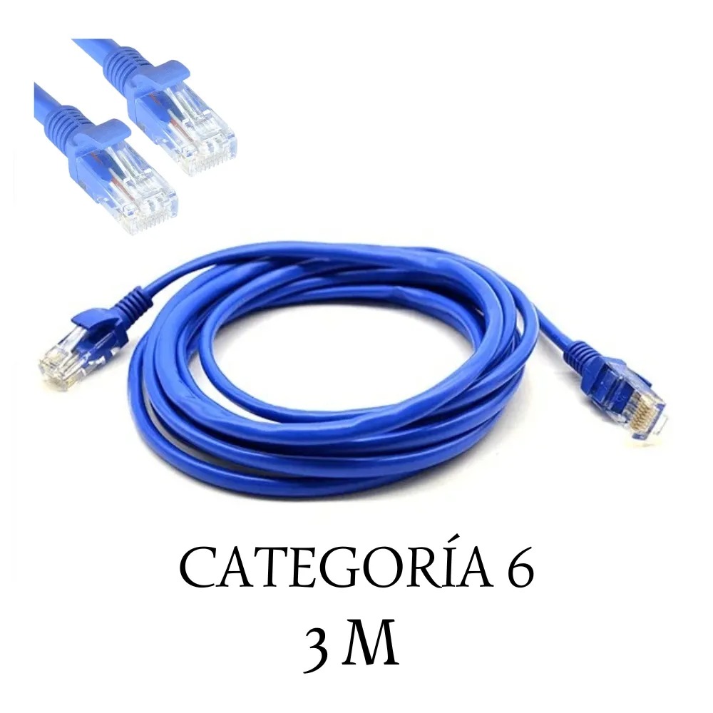Miniatura 3 de Cable Lan De Internet Cat6e 3 M